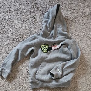 Kids Gray Nike Hoodie